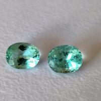 1.33 Ct. Colombian Emerald Pair (Oval)